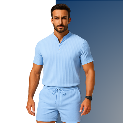 Exclusieve Set: Stijlvol Overhemd + Gratis Short (Cópia)