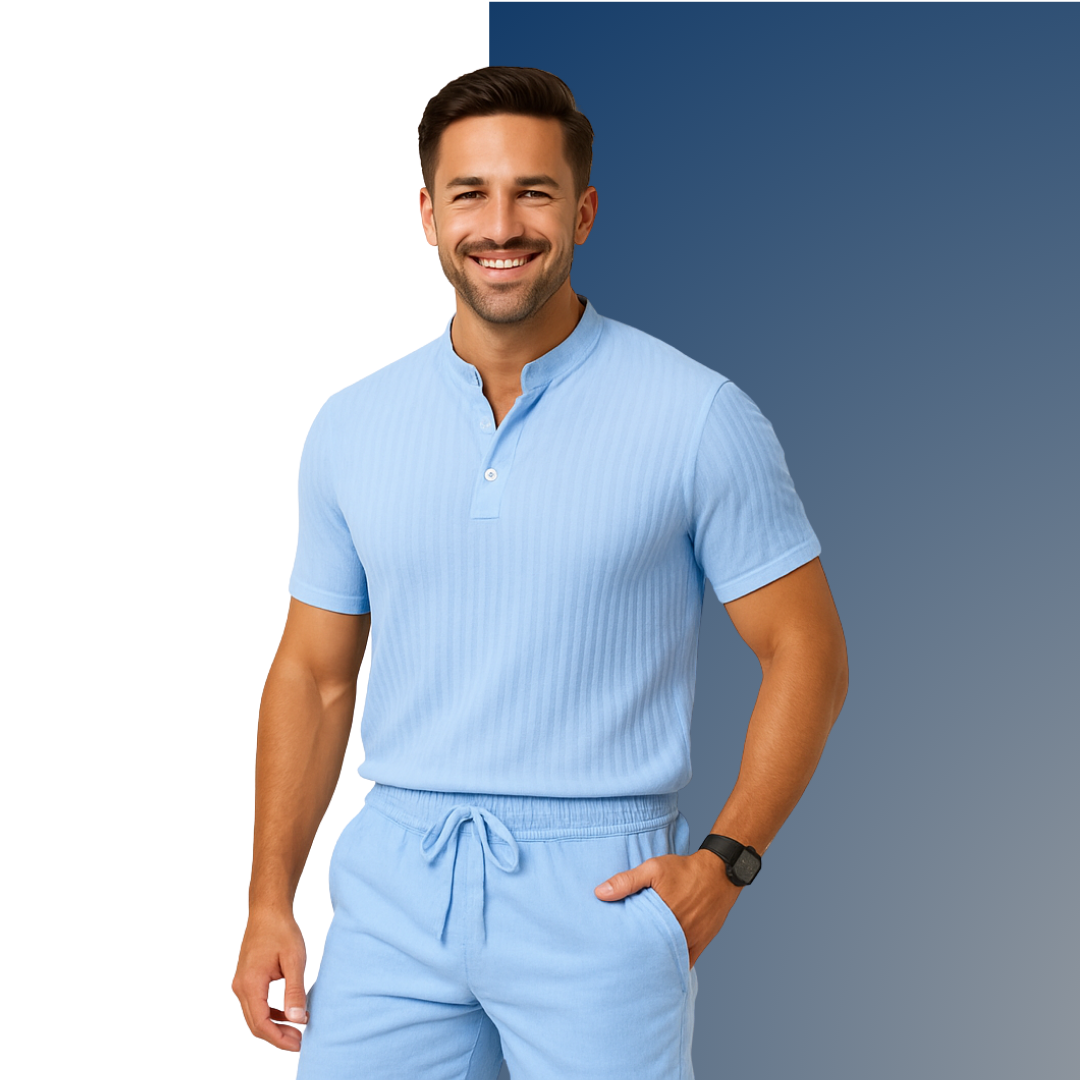Exclusieve Set: Stijlvol Overhemd + Gratis Short (Cópia)