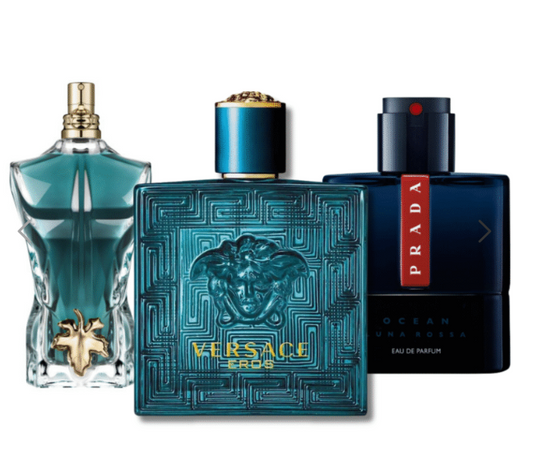 3 Parfums Prada Luna Rossa, Versace Eros & Le Beau