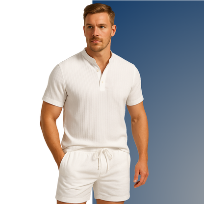 Exclusieve Set: Stijlvol Overhemd + Gratis Short (Cópia)